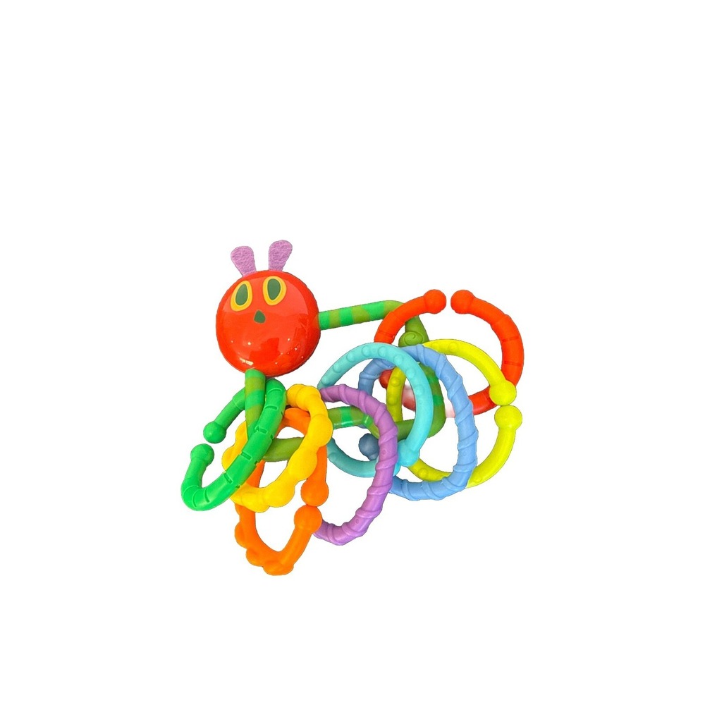 World of Eric Carle, The Very Hungry Caterpillar Baby Rattle Teether Links Toy